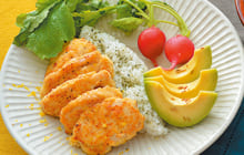画像：レモンチキンのボウル【おうちでCOOK】