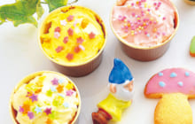 画像：カラフルカップケーキ【おうちでCOOK】