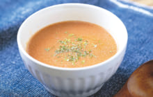 画像：本格的な洋食スープが”レンチン”で トマトクリームスープ
