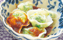 画像：エビの茹で餃子【おうちでCOOK】