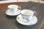 コーヒーカップ（右手前）山帰来（サンキライ）（左奥）野菊、各2700円