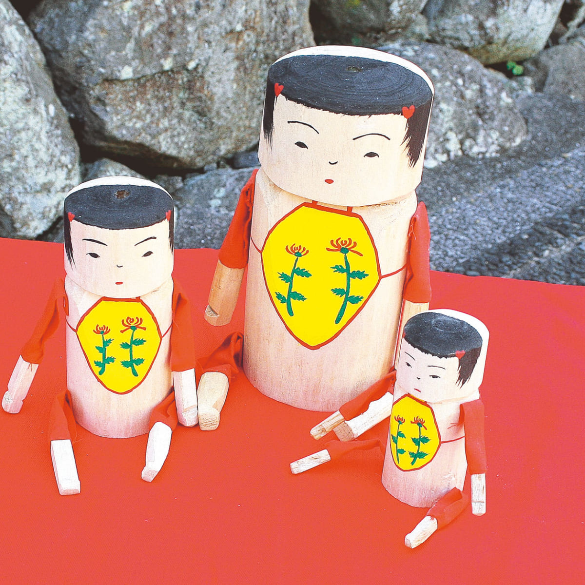 昭和期【べんた人形】おきん女 桑原竹細工店 熊本県日奈久温泉