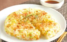 画像：野菜がたっぷり取れるお手軽な一品 米粉でとろ～りおやき【おうちでCOOK】