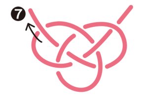 あわじ結びの作り方3