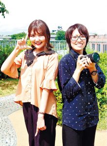 YouTubeチャンネル「くまLOCCA」運営 志水 亜妃さん（右） 御手洗 桜さん（左）