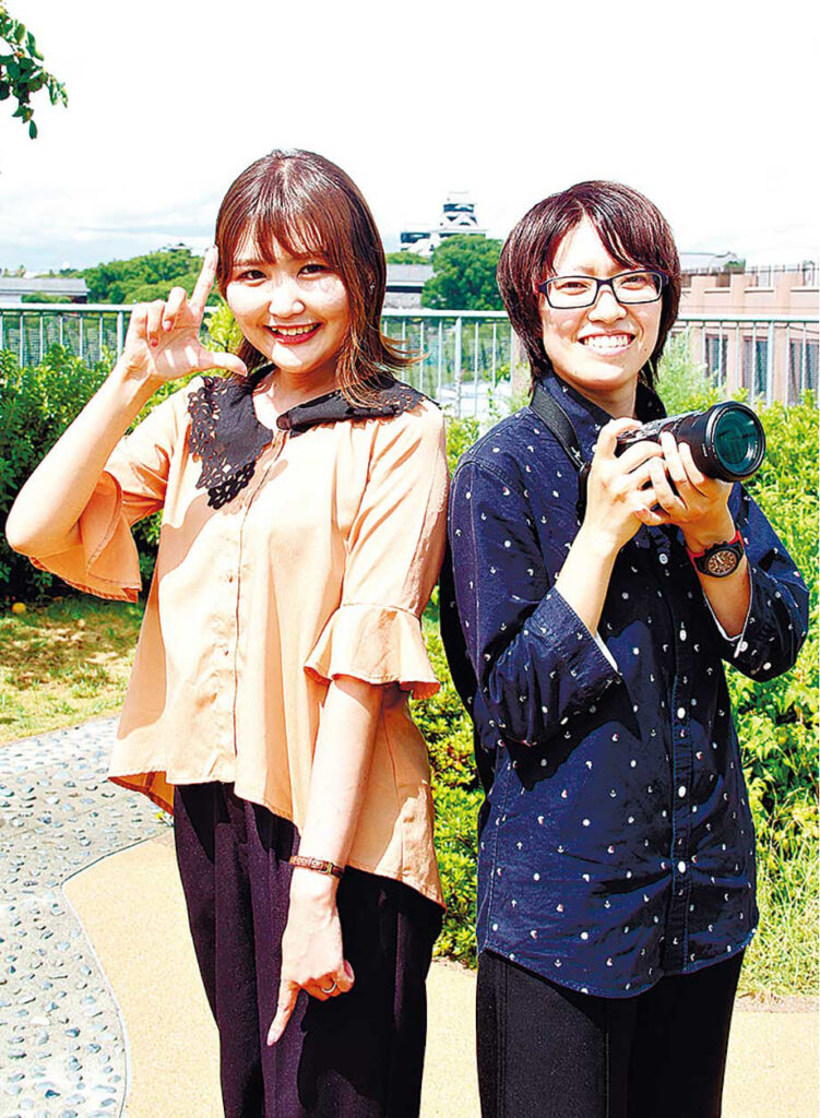 YouTubeチャンネル「くまLOCCA」運営
志水 亜妃さん（右）
御手洗 桜さん（左）