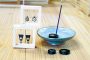 香立て（大7700円、小5500円）。 ピアス（桜1万1000円、三角8800円）