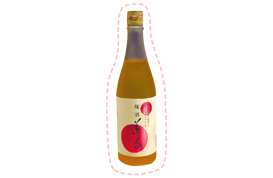 「花の香 梅酒」720mL1827円純米大吟醸と県産梅を使用した梅酒は希少価値大。アルコール度数14％で3年半以上熟成。柔らかな酸味と優しい甘さがクセになります。