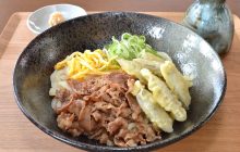 画像：冷たい麺と具材引き立てる 風味豊かな甘めのつゆ【熊本市東区】