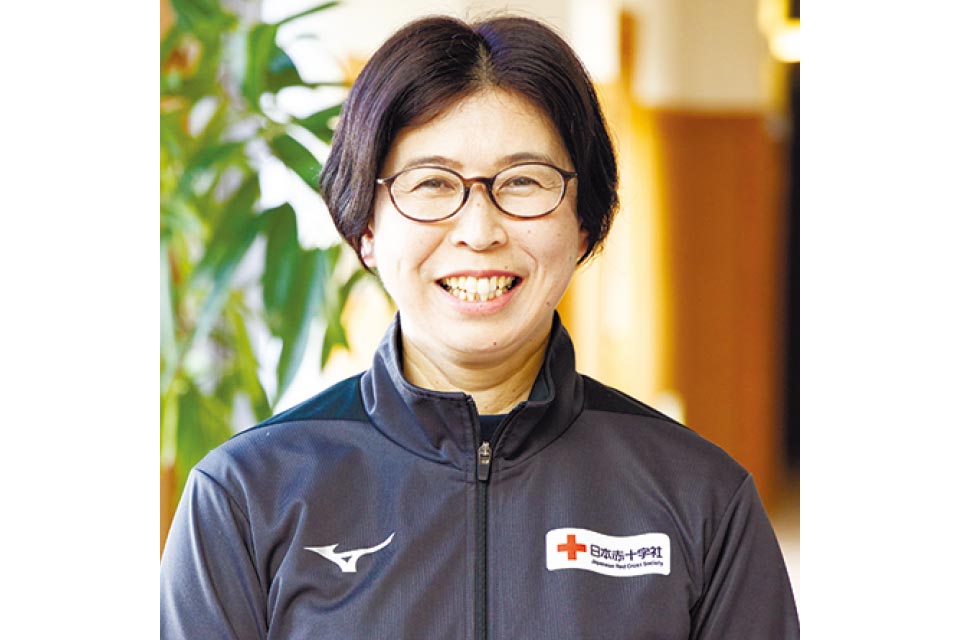 日本赤十字社熊本健康管理センター 運動指導士 牧尾幸美さん