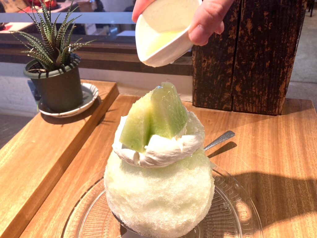 レストラン＋カフェいろはのかき氷