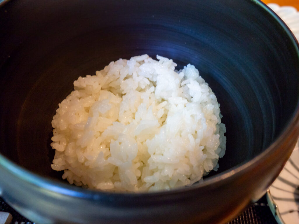 えのきぞの 鯛茶漬けのご飯