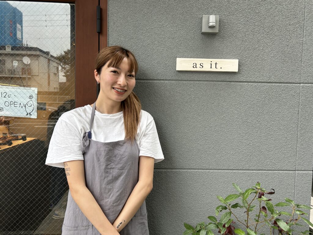 「as it.」店長の大森香凛さん