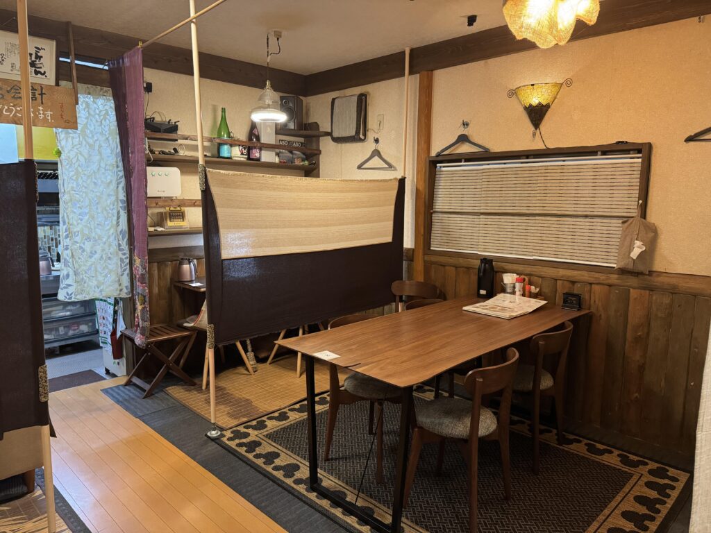 まかない屋MATSUの店内