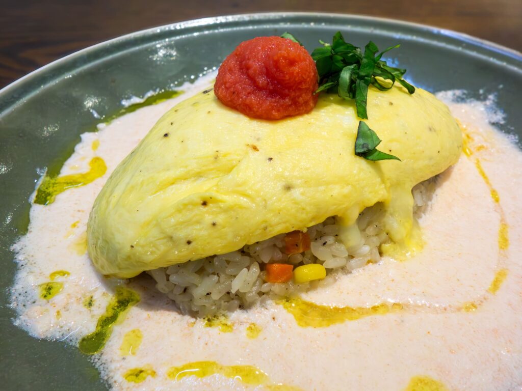 Manly熊本店のふわふわたまごのオムライス