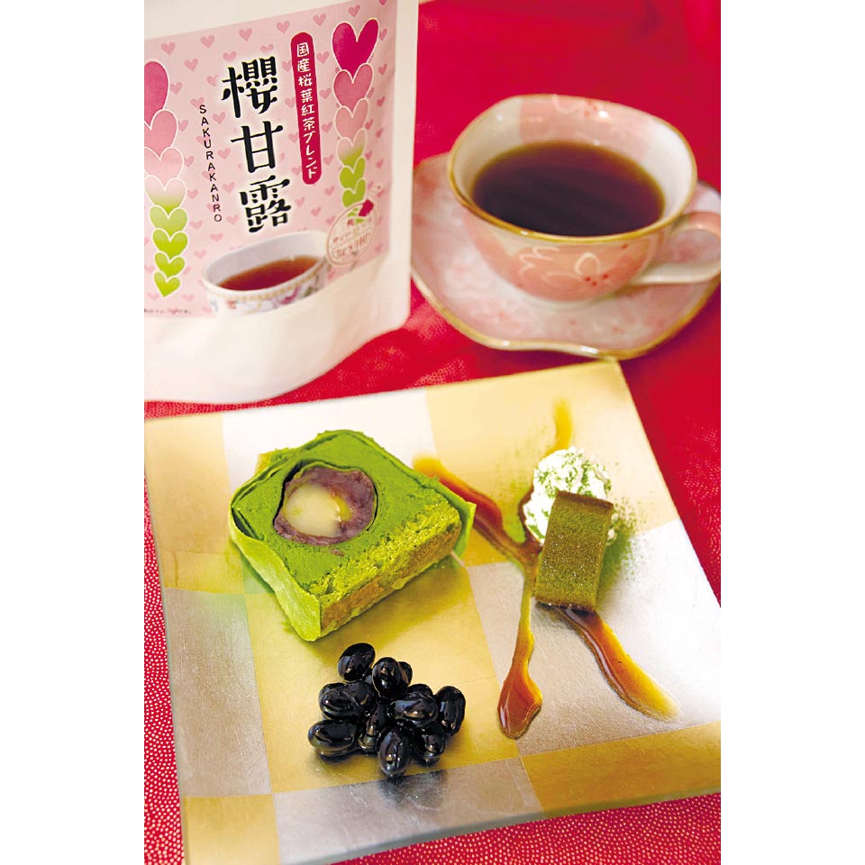 お茶の堀野園 茶以香 抹茶テリーヌ（桜甘露付き）1000円