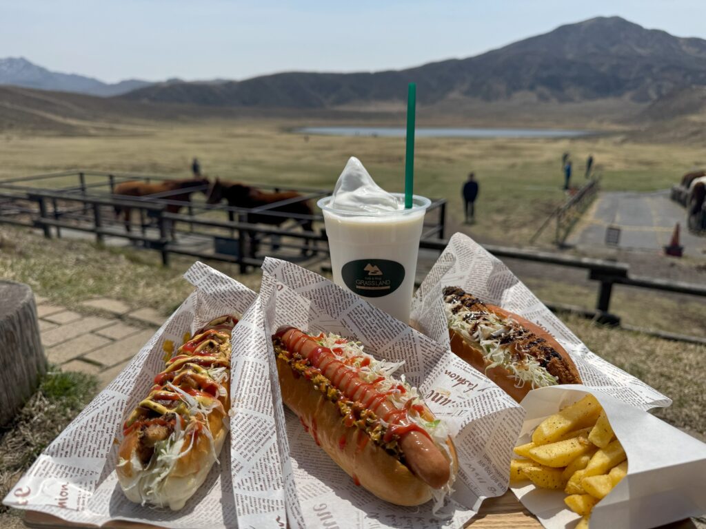 GRASS LAND café & shopのホットドック