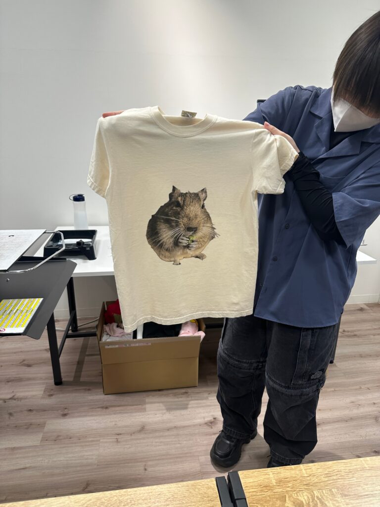ペット画像入りTシャツ