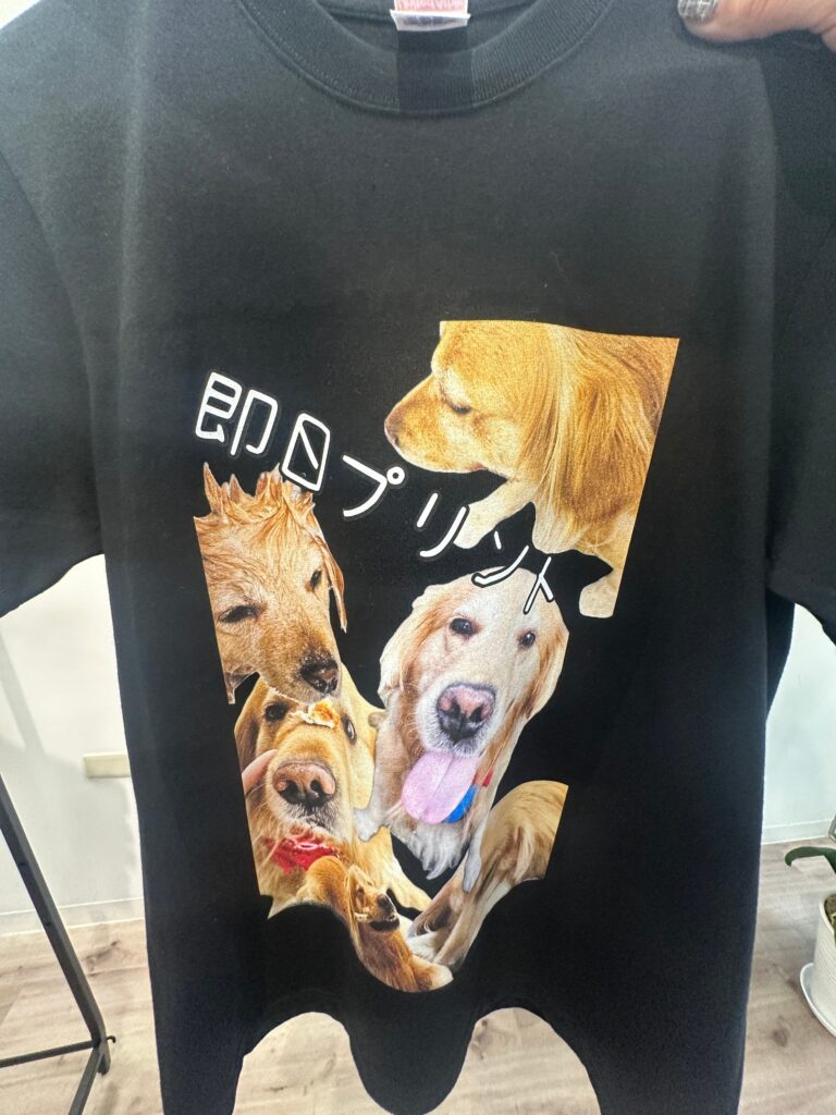 ペット画像入りTシャツ