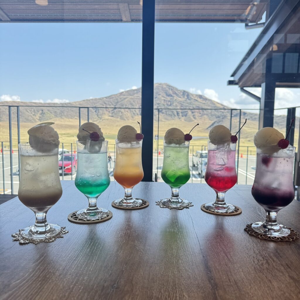 6種類のクリームソーダ