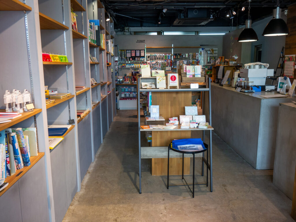 文具房の店内
