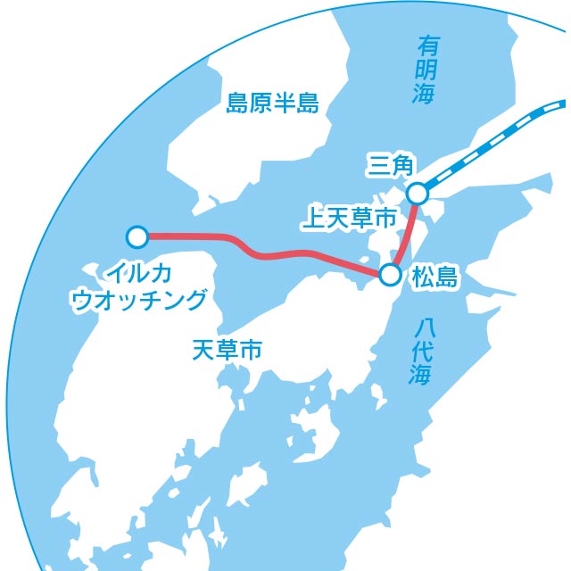 松島ツアーのモデルコース