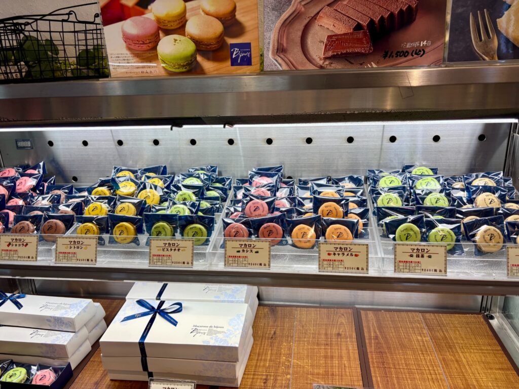 パティスリービジューの店内