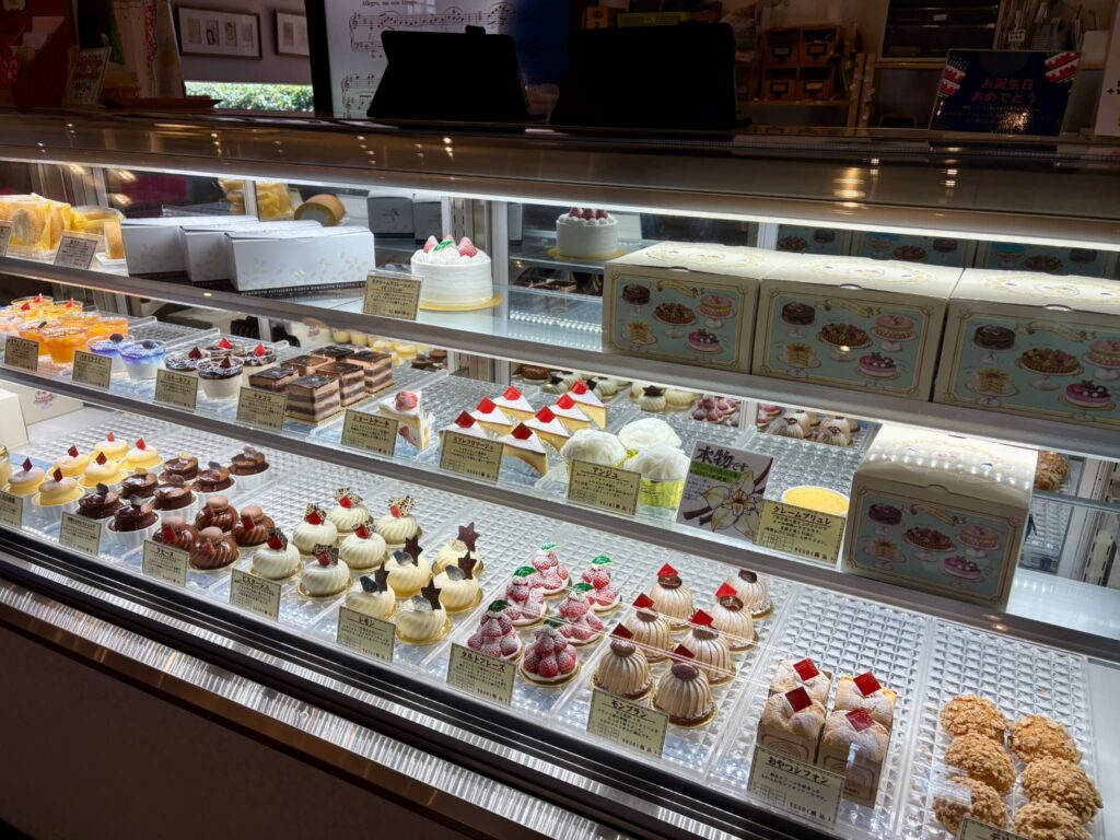 パティスリービジューの店内