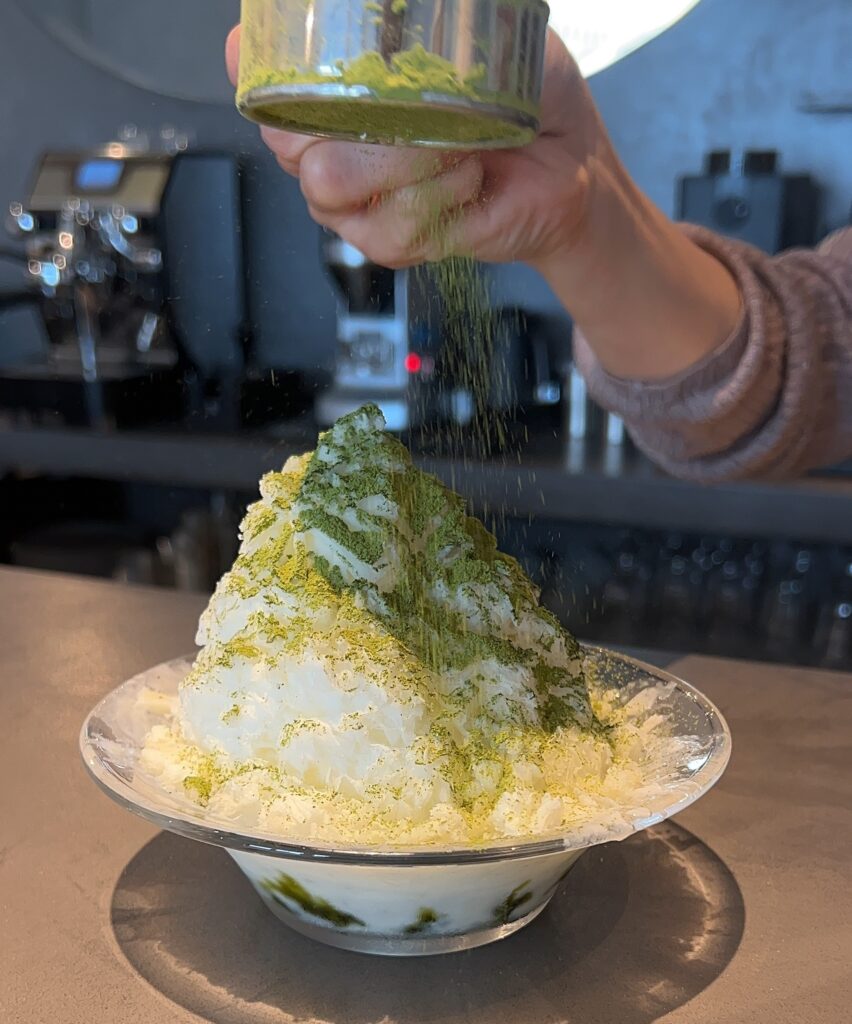 ビオーブコーヒーの台湾かき氷