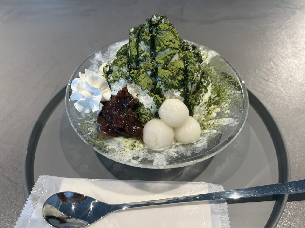 ビオーブコーヒーの台湾かき氷
