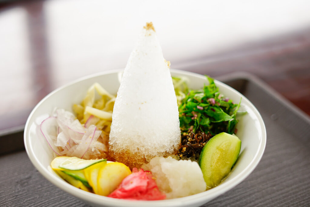「頂氣麺専門店 稲作」の冷やし頂氣麺