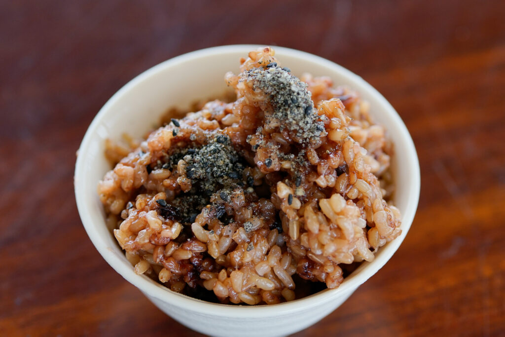 「頂氣麺専門店 稲作」の酵素玄米