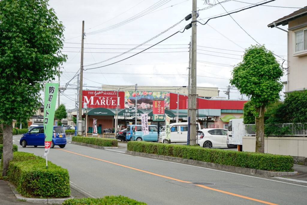 「ツノダ菓子店」の近隣