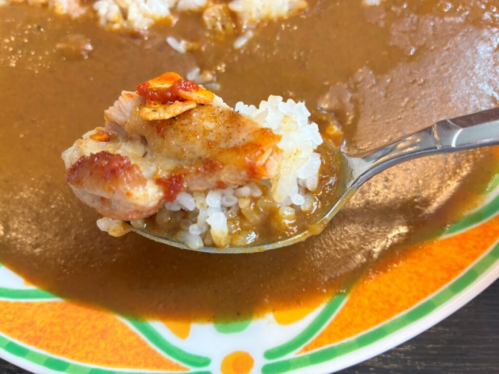 カレーハウス印度亭のチキンステーキカレー