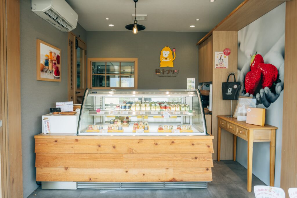 熊本プリンの店内