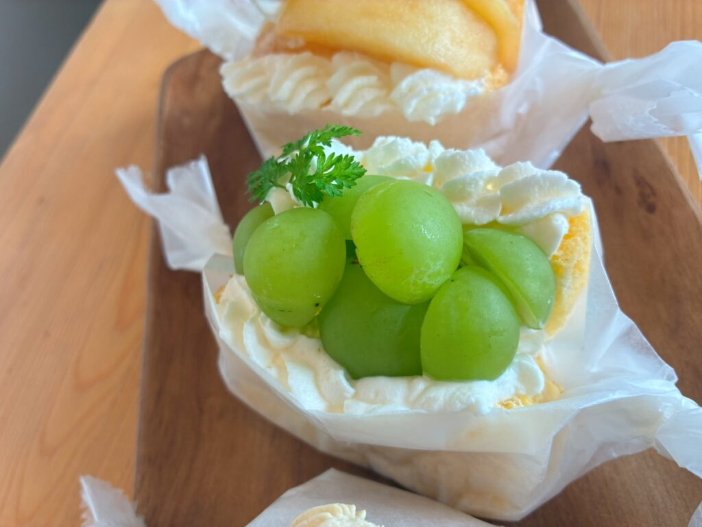 季節のフルーツサンド-マスカット-（500円）
