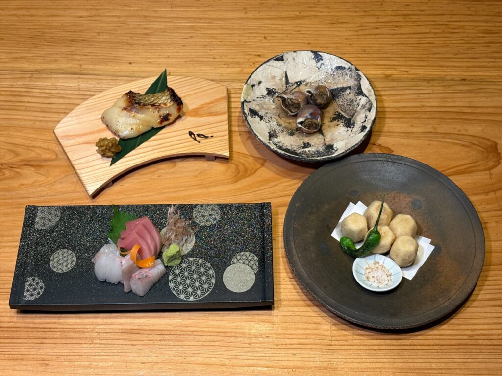 旬鮮よいなで食べた4品