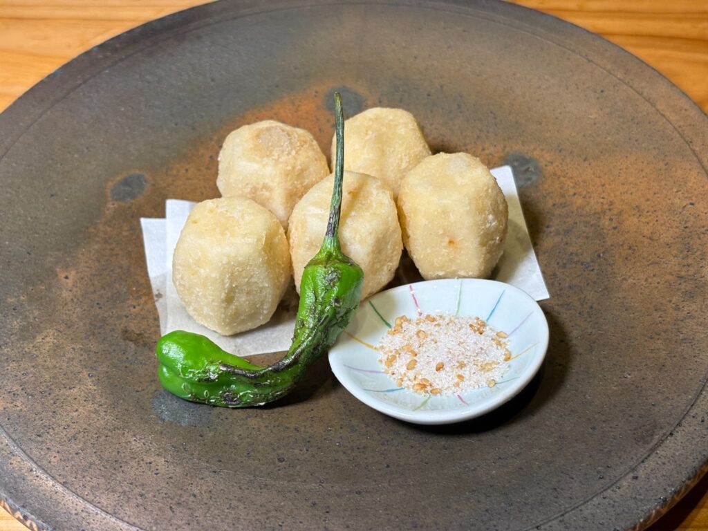 旬鮮よいなの里芋のから揚げ