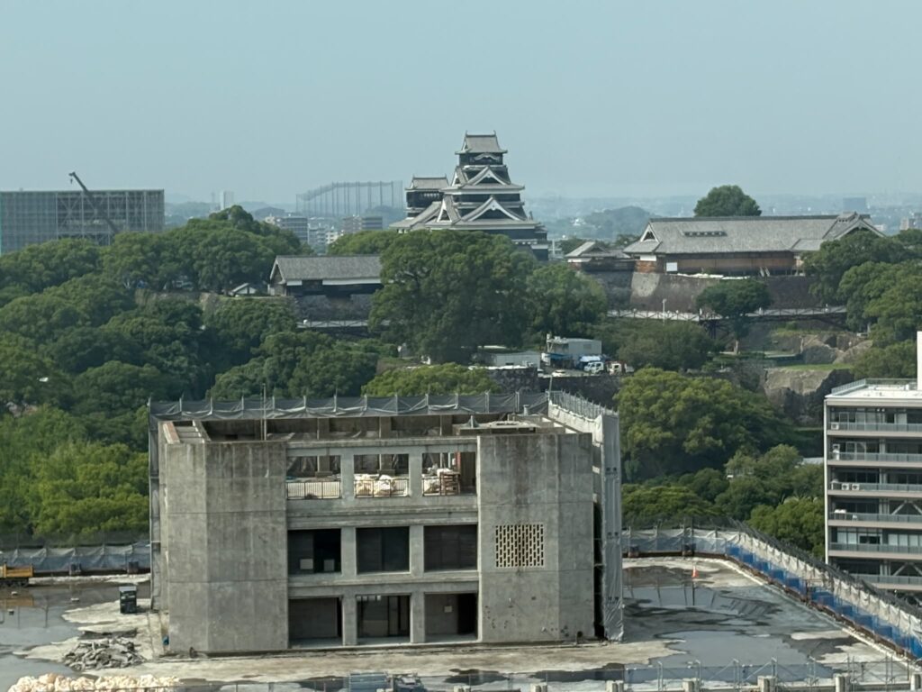 THE MOMENTから見える熊本城