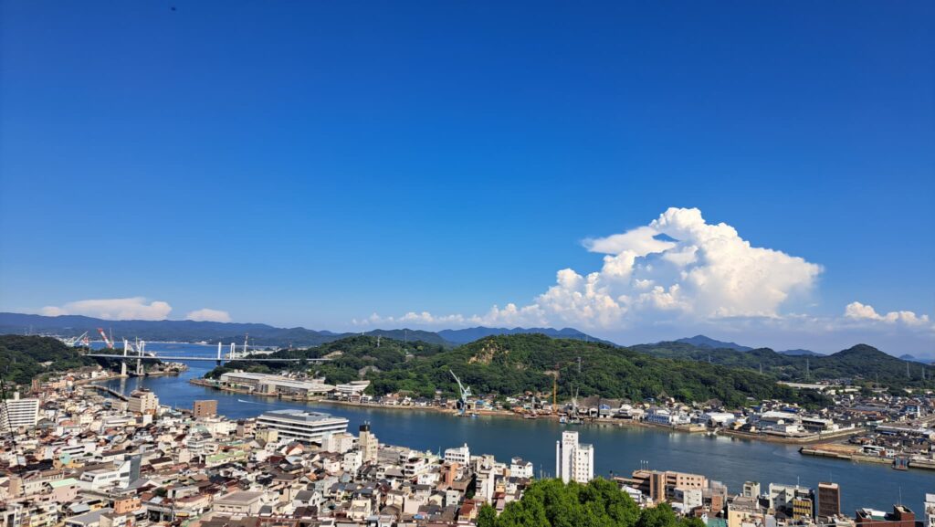 千光寺山頂からの風景