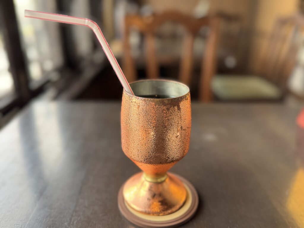 長崎次郎喫茶室の水出しアイス珈琲
