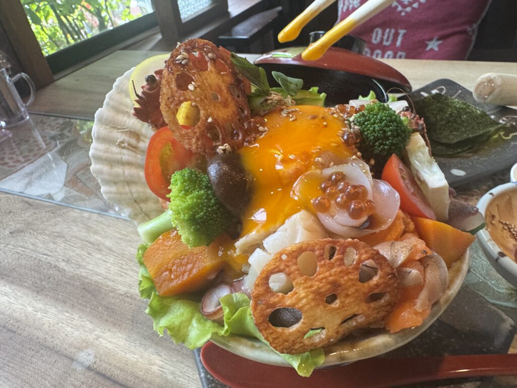 れんこん食堂の「天草天然海鮮丼」