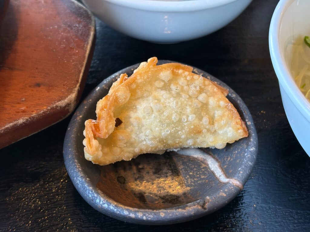 八一の麻婆豆腐ランチの点心