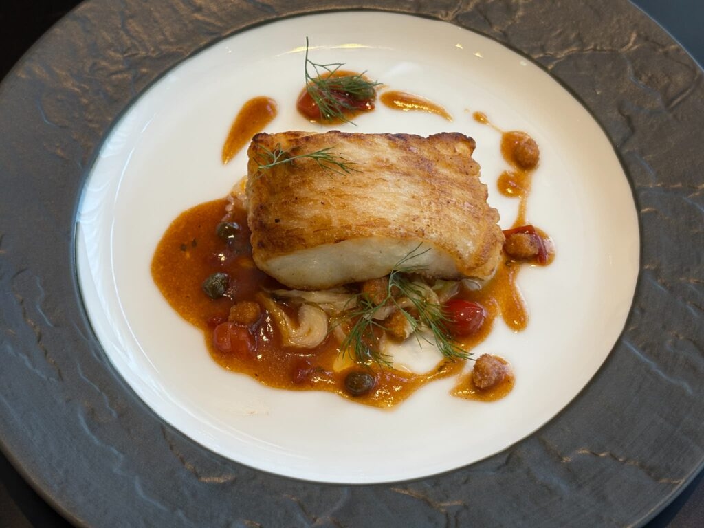 トラットリアコチネラの魚料理