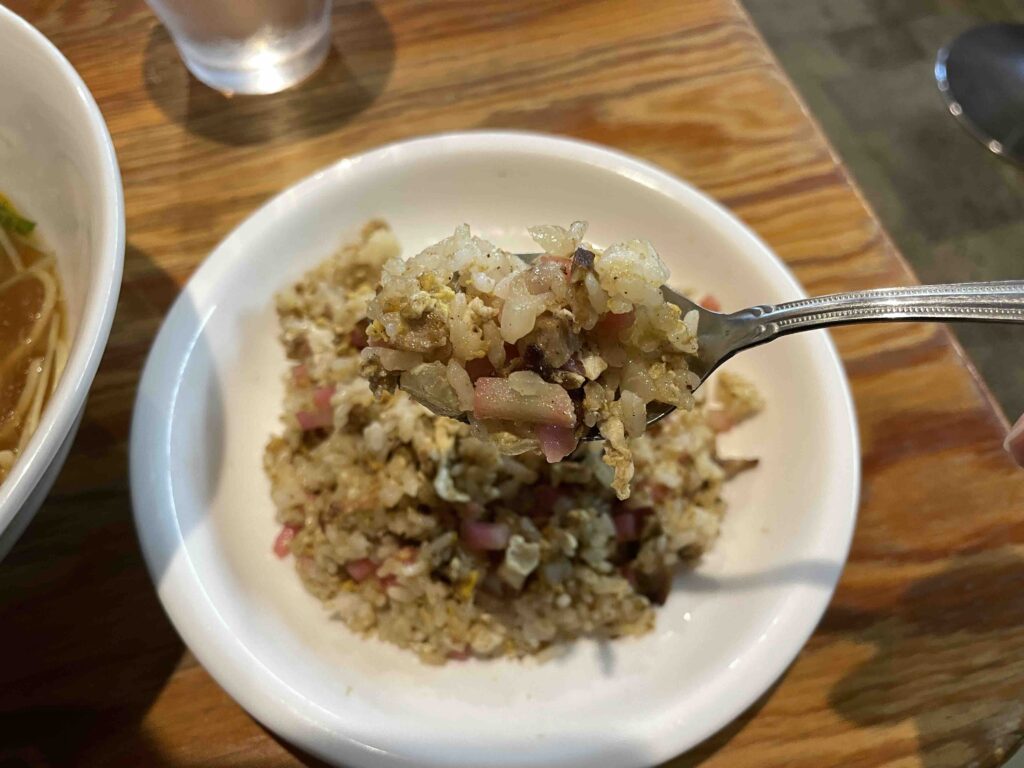 「ハーフチャーハン」