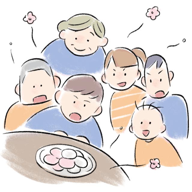 親戚が集まる時などに、決まって母と買いに行っていたのが電車通りの元祖と本家の｢慶徳饅頭｣でした。あの甘～い蒸した生地の香りとあんこはみんな大好きで、ペロッとなくなっていました。