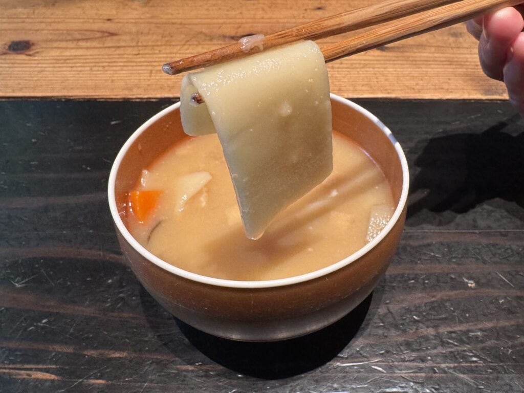 阿蘇庭 山見茶屋 城彩苑店のだご汁