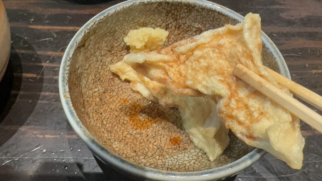 溶岩焼き膳にある生あげ