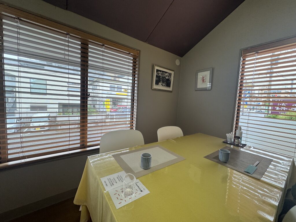 だご汁茶寮 ここのつの店内