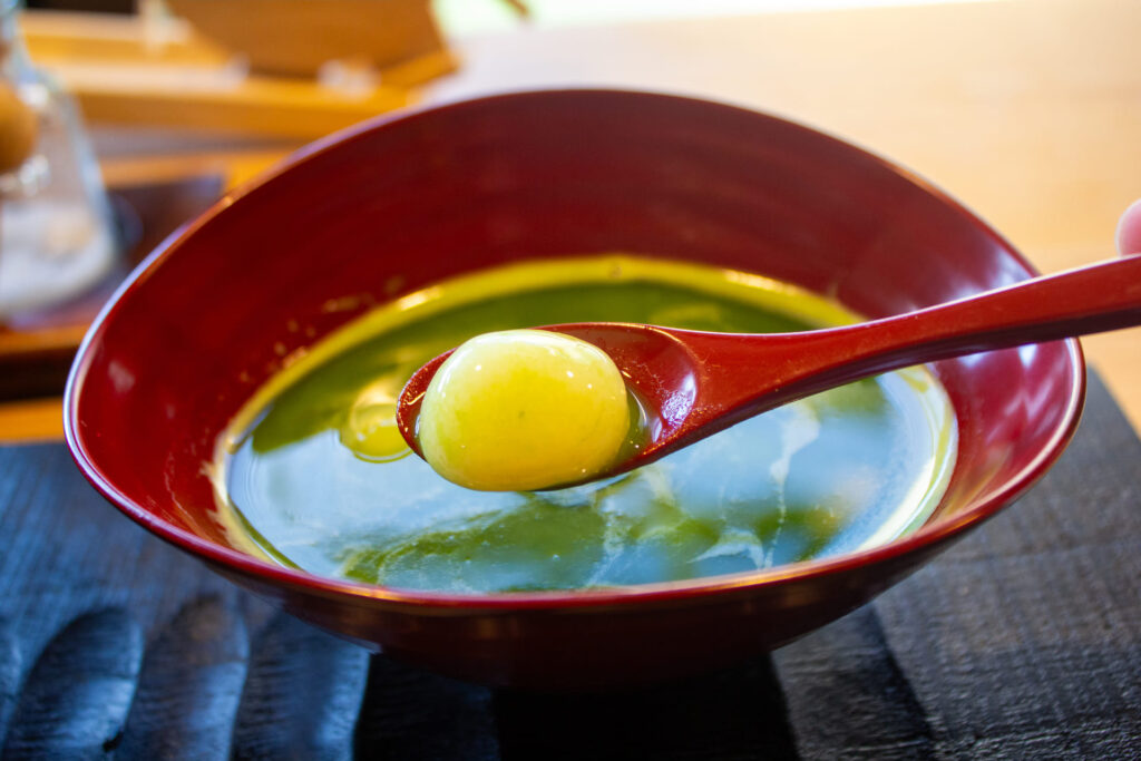 抹茶ぜんざい